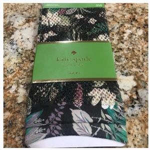 Kate spade crew socks fishnet stocking nwt